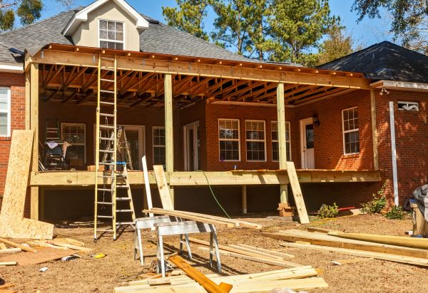 Sagging Deck Repair in Lenoir City