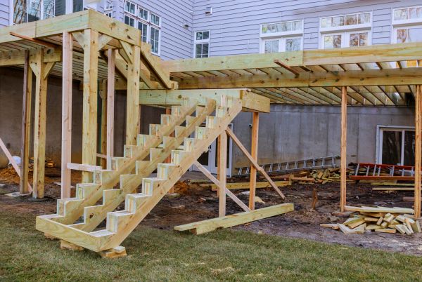 Deck Post Replacement in Lenoir City