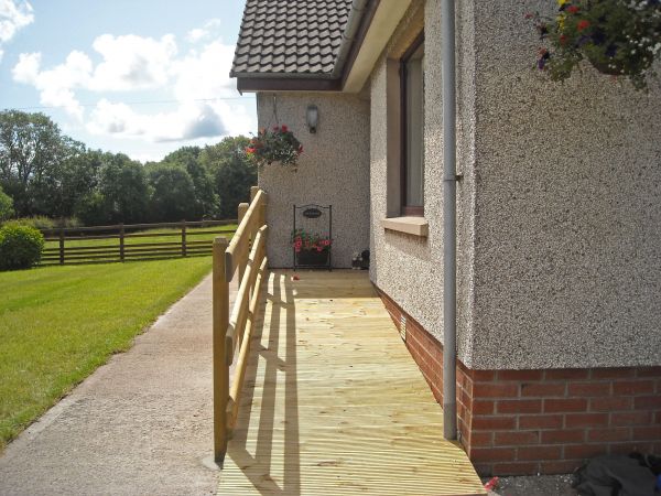 Cost of Hardwood Ramp Installation in Lenoir City