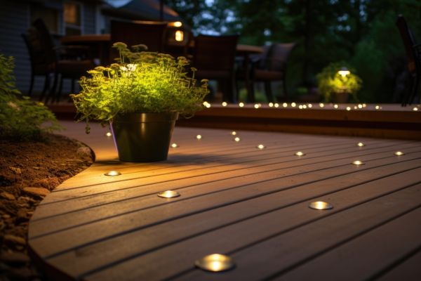 Ground Level Deck Construction in Lenoir City